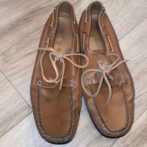 TOD’S Men BROWN Leather Loafers SIZE 8